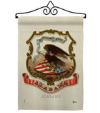 Coat of arms of Alabama - States Americana Vertical Impressions Decorative Flags HG141208 Made In USA