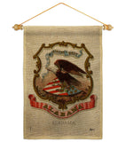 Coat of arms of Alabama - States Americana Vertical Impressions Decorative Flags HG141208 Made In USA