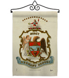 Coat of arms of Arkansas - States Americana Vertical Impressions Decorative Flags HG141209 Made In USA