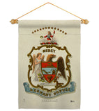 Coat of arms of Arkansas - States Americana Vertical Impressions Decorative Flags HG141209 Made In USA