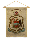 Coat of arms of Arkansas - States Americana Vertical Impressions Decorative Flags HG141209 Made In USA