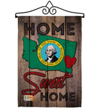 State Washington Home Sweet Home - States Americana Vertical Impressions Decorative Flags HG191113 Made In USA