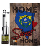 State Nevada Home Sweet Home - States Americana Vertical Impressions Decorative Flags HG191114 Made In USA
