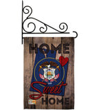 State Utah Home Sweet Home - States Americana Vertical Impressions Decorative Flags HG191116 Made In USA