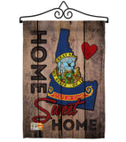 State Idaho Home Sweet Home - States Americana Vertical Impressions Decorative Flags HG191117 Made In USA