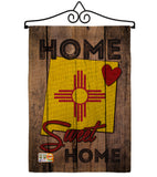 State New Mexico Home Sweet Home - States Americana Vertical Impressions Decorative Flags HG191118 Made In USA