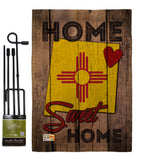 State New Mexico Home Sweet Home - States Americana Vertical Impressions Decorative Flags HG191118 Made In USA