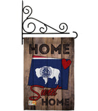 State Wyoming Home Sweet Home - States Americana Vertical Impressions Decorative Flags HG191121 Made In USA
