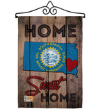 State South Dakota Home Sweet Home - States Americana Vertical Impressions Decorative Flags HG191124 Made In USA