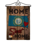 State South Dakota Home Sweet Home - States Americana Vertical Impressions Decorative Flags HG191124 Made In USA