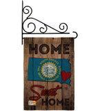 State South Dakota Home Sweet Home - States Americana Vertical Impressions Decorative Flags HG191124 Made In USA