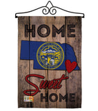 State Nebraska Home Sweet Home - States Americana Vertical Impressions Decorative Flags HG191125 Made In USA