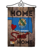 State Oklahoma Home Sweet Home - States Americana Vertical Impressions Decorative Flags HG191127 Made In USA