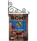 State Oklahoma Home Sweet Home - States Americana Vertical Impressions Decorative Flags HG191127 Made In USA