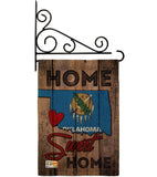 State Oklahoma Home Sweet Home - States Americana Vertical Impressions Decorative Flags HG191127 Made In USA
