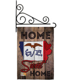 State Iowa Home Sweet Home - States Americana Vertical Impressions Decorative Flags HG191129 Made In USA