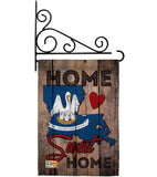 State Louisiana Home Sweet Home - States Americana Vertical Impressions Decorative Flags HG191130 Made In USA