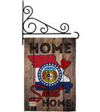 State Missouri Home Sweet Home - States Americana Vertical Impressions Decorative Flags HG191131 Made In USA