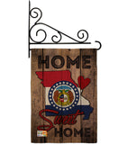 State Missouri Home Sweet Home - States Americana Vertical Impressions Decorative Flags HG191131 Made In USA