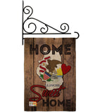State Illinois Home Sweet Home - States Americana Vertical Impressions Decorative Flags HG191134 Made In USA