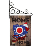 State Ohio Home Sweet Home - States Americana Vertical Impressions Decorative Flags HG191137 Made In USA