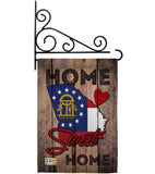 State Georgia Home Sweet Home - States Americana Vertical Impressions Decorative Flags HG191141 Made In USA