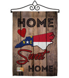 State North Carolina Home Sweet Home - States Americana Vertical Impressions Decorative Flags HG191144 Made In USA