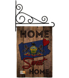 State Pennsylvania Home Sweet Home - States Americana Vertical Impressions Decorative Flags HG191147 Made In USA