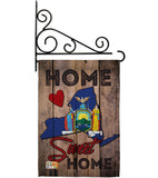State New York Home Sweet Home - States Americana Vertical Impressions Decorative Flags HG191149 Made In USA