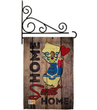 State New Jersey Home Sweet Home - States Americana Vertical Impressions Decorative Flags HG191150 Made In USA