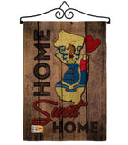 State New Jersey Home Sweet Home - States Americana Vertical Impressions Decorative Flags HG191150 Made In USA