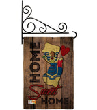 State New Jersey Home Sweet Home - States Americana Vertical Impressions Decorative Flags HG191150 Made In USA