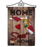 State Florida Home Sweet Home - States Americana Vertical Impressions Decorative Flags HG191151 Made In USA