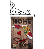 State Florida Home Sweet Home - States Americana Vertical Impressions Decorative Flags HG191151 Made In USA