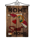 State Florida Home Sweet Home - States Americana Vertical Impressions Decorative Flags HG191151 Made In USA