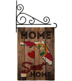 State Florida Home Sweet Home - States Americana Vertical Impressions Decorative Flags HG191151 Made In USA