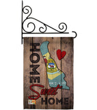 State Delaware Home Sweet Home - States Americana Vertical Impressions Decorative Flags HG191154 Made In USA