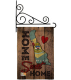 State Delaware Home Sweet Home - States Americana Vertical Impressions Decorative Flags HG191154 Made In USA