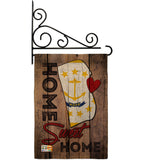 State Rhode Island Home Sweet Home - States Americana Vertical Impressions Decorative Flags HG191156 Made In USA