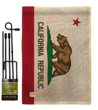 California - States Americana Vertical Impressions Decorative Flags HG191505 Made In USA