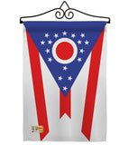 Ohio - States Americana Vertical Impressions Decorative Flags HG191536 Made In USA