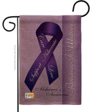 Alzheimer's - Support Inspirational Vertical Impressions Decorative Flags HG115093 Made In USA