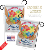 Understand Autism Awareness - Support Inspirational Vertical Impressions Decorative Flags HG115131 Made In USA