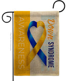 Down Syndrome Awareness - Support Inspirational Vertical Impressions Decorative Flags HG115210 Made In USA