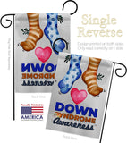 Down Syndrome Awareness - Support Inspirational Vertical Impressions Decorative Flags HG115215 Made In USA