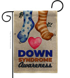 Down Syndrome Awareness - Support Inspirational Vertical Impressions Decorative Flags HG115215 Made In USA