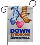 Down Syndrome Awareness - Support Inspirational Vertical Impressions Decorative Flags HG115215 Made In USA