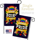 Happy Pride Day - Support Inspirational Vertical Impressions Decorative Flags HG115218 Made In USA