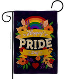 Happy Pride Day - Support Inspirational Vertical Impressions Decorative Flags HG115218 Made In USA