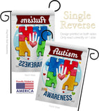 Hope for Autism Awareness - Support Inspirational Vertical Impressions Decorative Flags HG137047 Made In USA